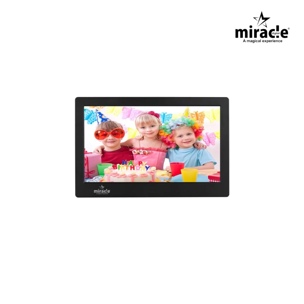 Miracle Digital 10" inch IPS Digital Photo Frame Hi-Def Screen Built in 8GB Memory 2GB RAM