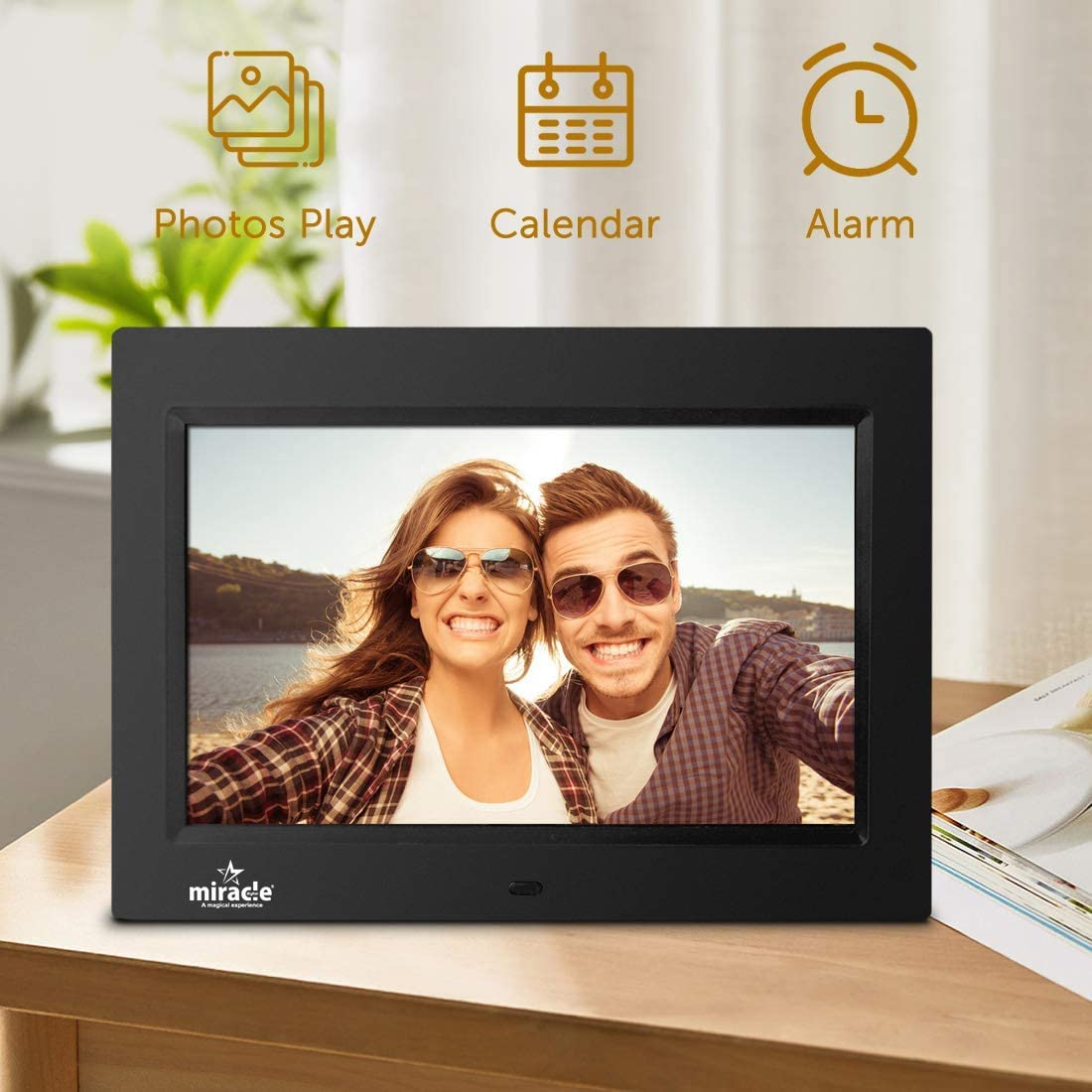 Miracle Digital 10" inch IPS Digital Photo Frame Hi-Def Screen Built in 8GB Memory 2GB RAM