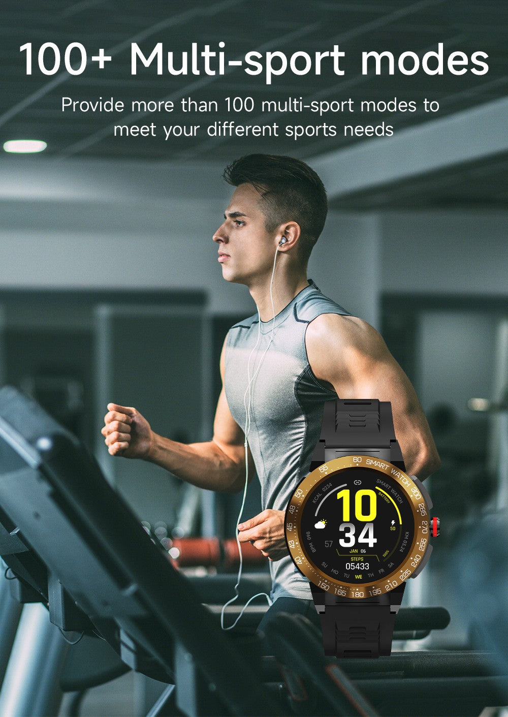 Miracle Digital Alpha Pro Smart Watch, 1.46" HD Display, Silicone Belt, Bluetooth Calling, AI Assist, IP68, Heart Rate Monitor, Long Battery.