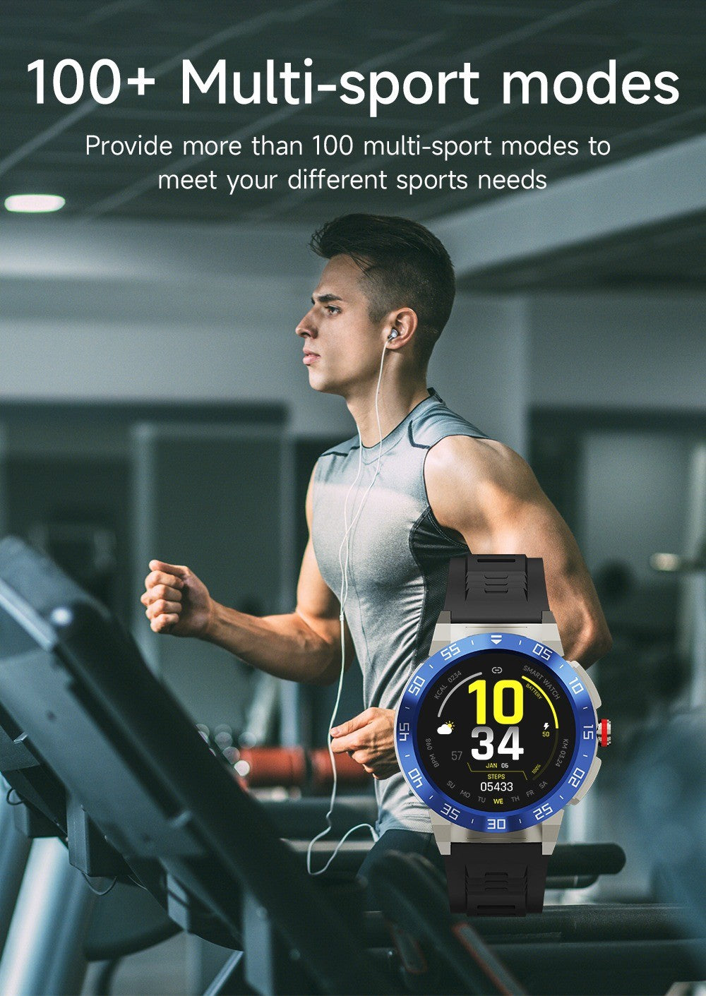 Miracle Digital Alpha Pro Smart Watch, 1.46" HD Display, Silicone BeltFinish, Bluetooth Calling, AI Assist, IP68, Heart Rate Monitor, Long Battery.