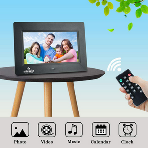 Miracle Digital 7" inch IPS Digital Photo Frame Hi-Def Screen Built-in 8GB Memory 2GB RAM