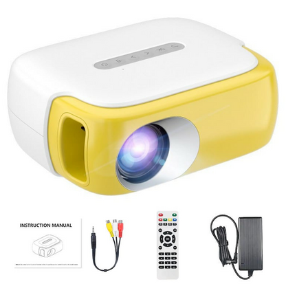 Miracle Digital Star HD Projector | Full HD  100 inch Projection Ratio | Multi Interface Connection | Light Weight, Portable & Small